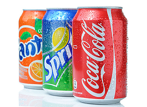 Drink Vending Machines - Fanta, Sprite & Coca Cola cans