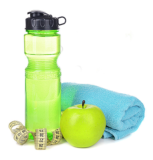 Health & Fitness Vending Machines - Sports Bottle, Apple & Towel